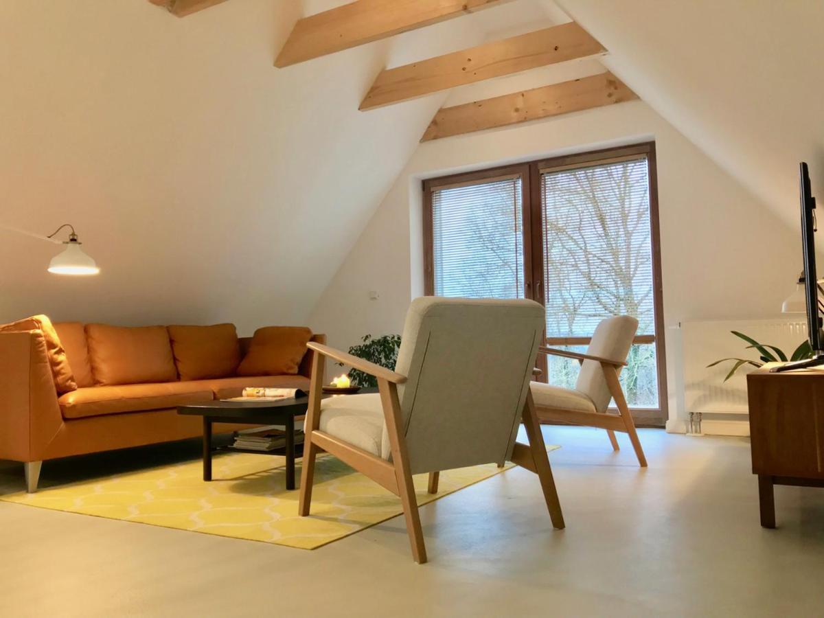 Moorblick! Grosse Dachwohnung Mit Kamin Und Sauna Leck Exterior foto