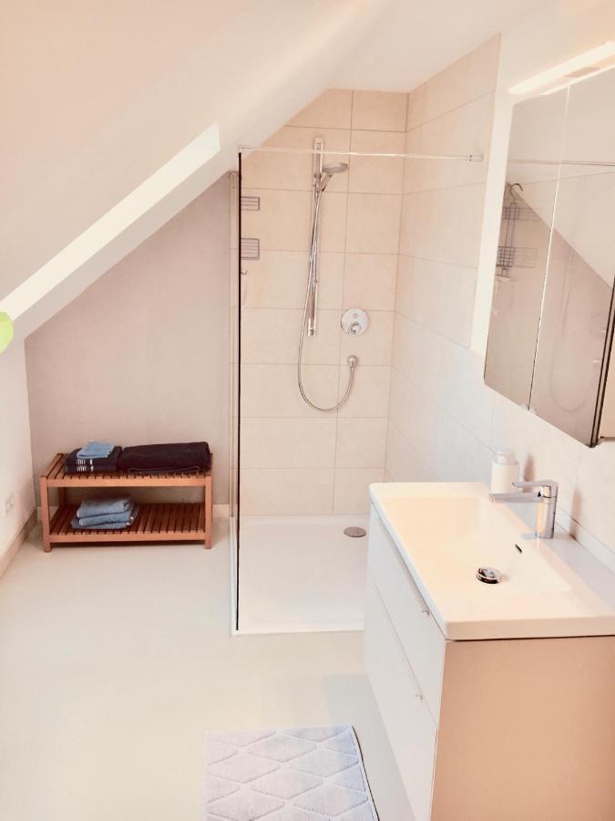 Moorblick! Grosse Dachwohnung Mit Kamin Und Sauna Leck Exterior foto