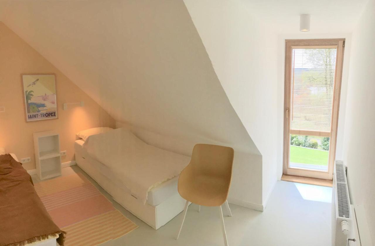 Moorblick! Grosse Dachwohnung Mit Kamin Und Sauna Leck Exterior foto