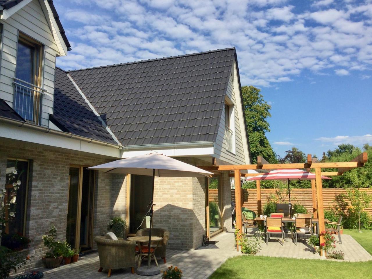 Moorblick! Grosse Dachwohnung Mit Kamin Und Sauna Leck Exterior foto